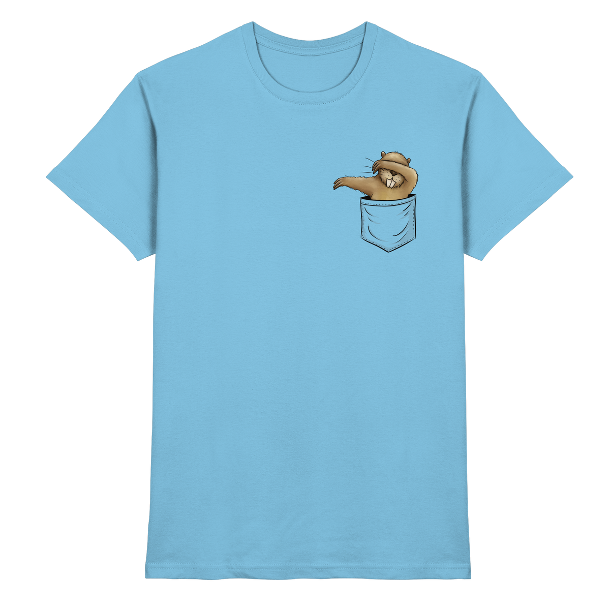 Dabbender Biber in Deiner Tasche - Premium Shirt