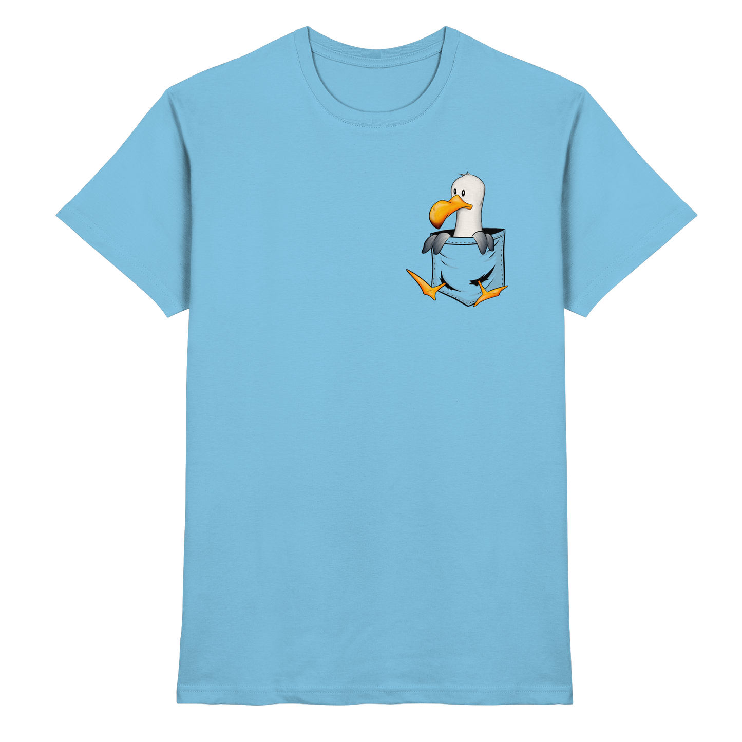 Kleine Möwe In Deiner Tasche - Premium Shirt