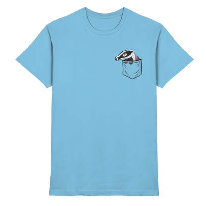 Lustig gemütlicher Dachs In der Tasche - Premium Shirt