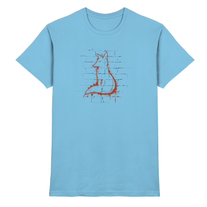 Street Art Fuchs Silhouette - Premium Shirt