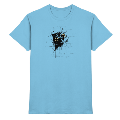 Lässige Street Art Eule - Premium Shirt