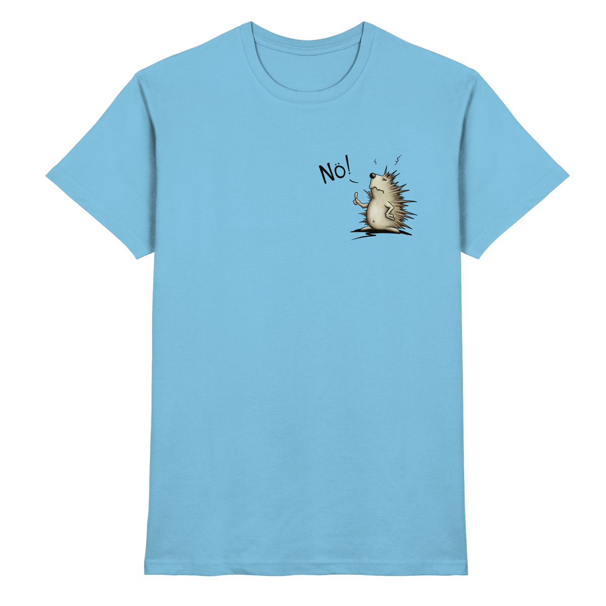 Nö! Grummeliger Igel - Premium Shirt