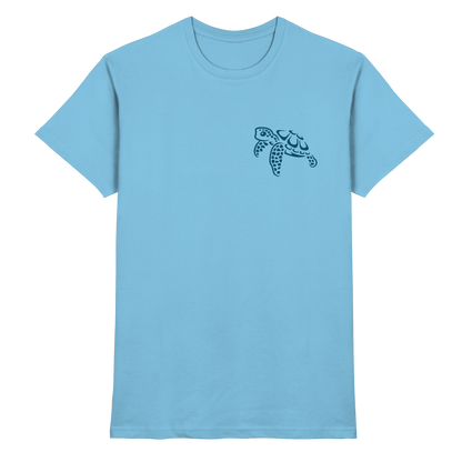 Lässig lustige Wasserschildkröte - Premium Shirt