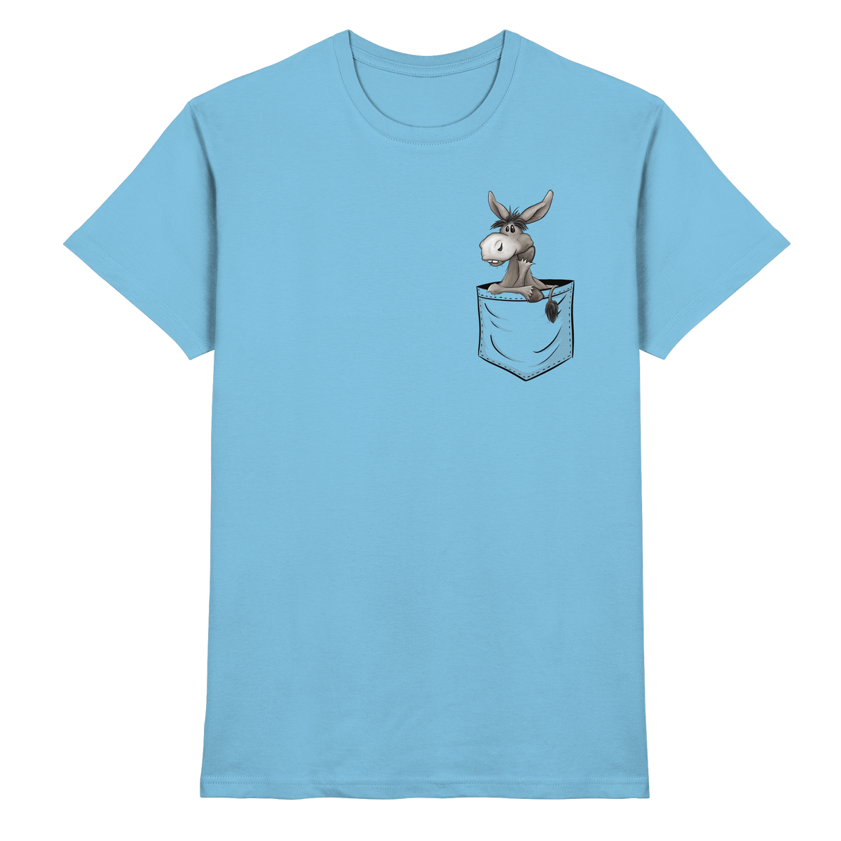 Bockiger Esel in Deiner Tasche - Premium Shirt