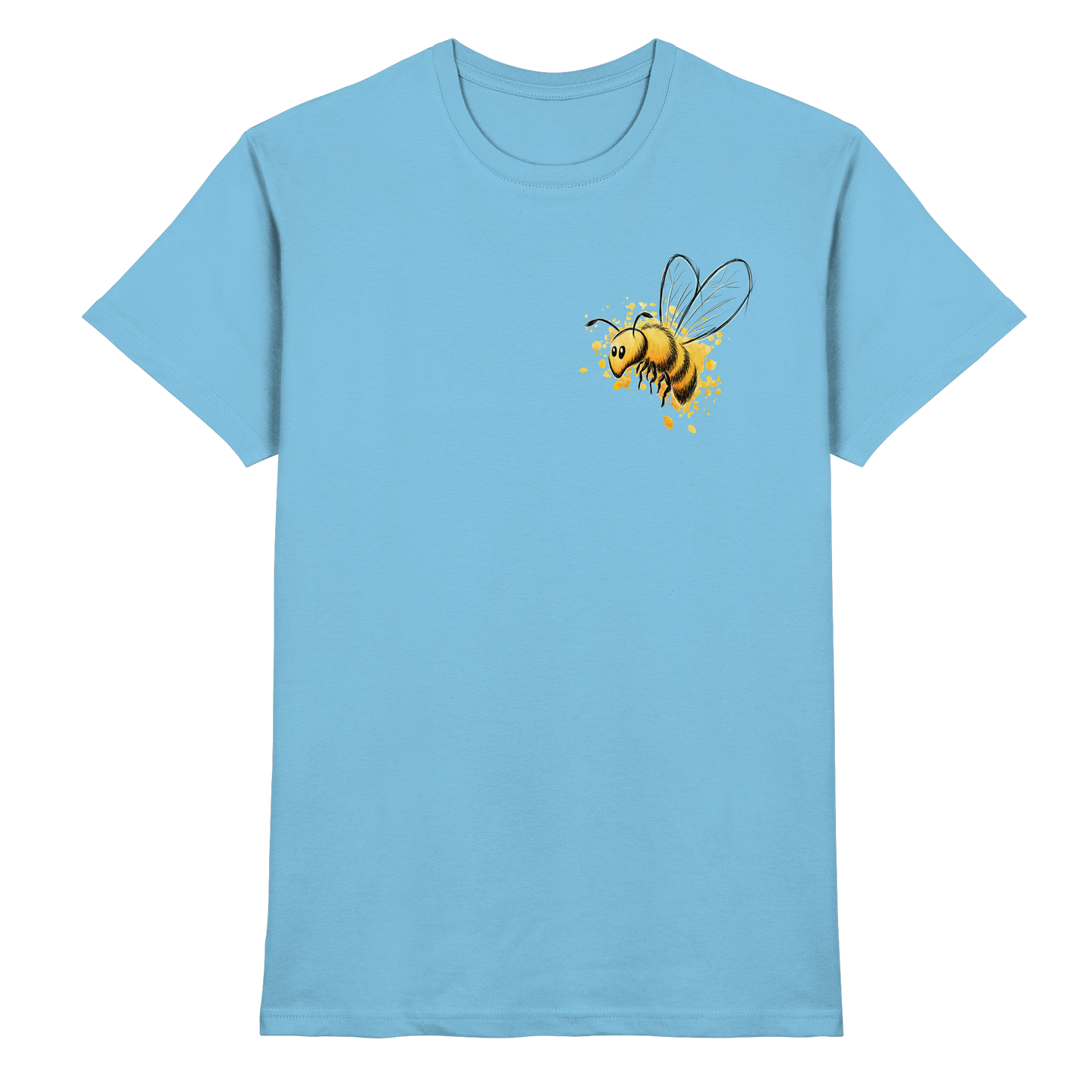 Lässige kleine Honig-Biene - Premium Shirt