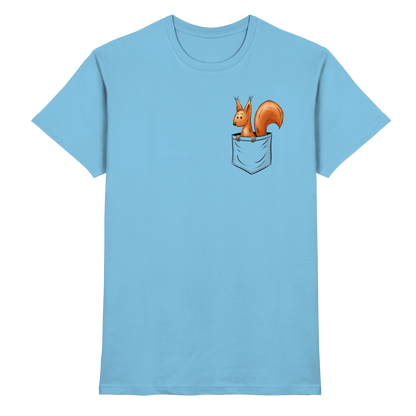 Lässiges Eichhörnchen In Tasche - Premium Shirt