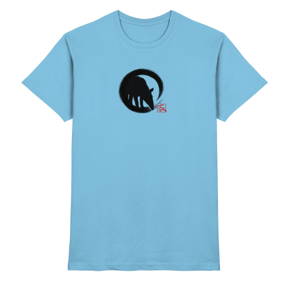 Zen Tapir im japanischen Enso Kreis - Premium Shirt