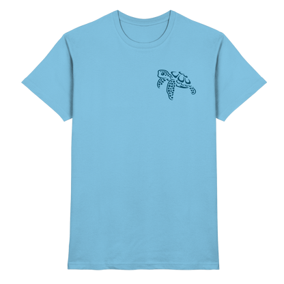 Lässig lustige Wasserschildkröte - Premium Shirt