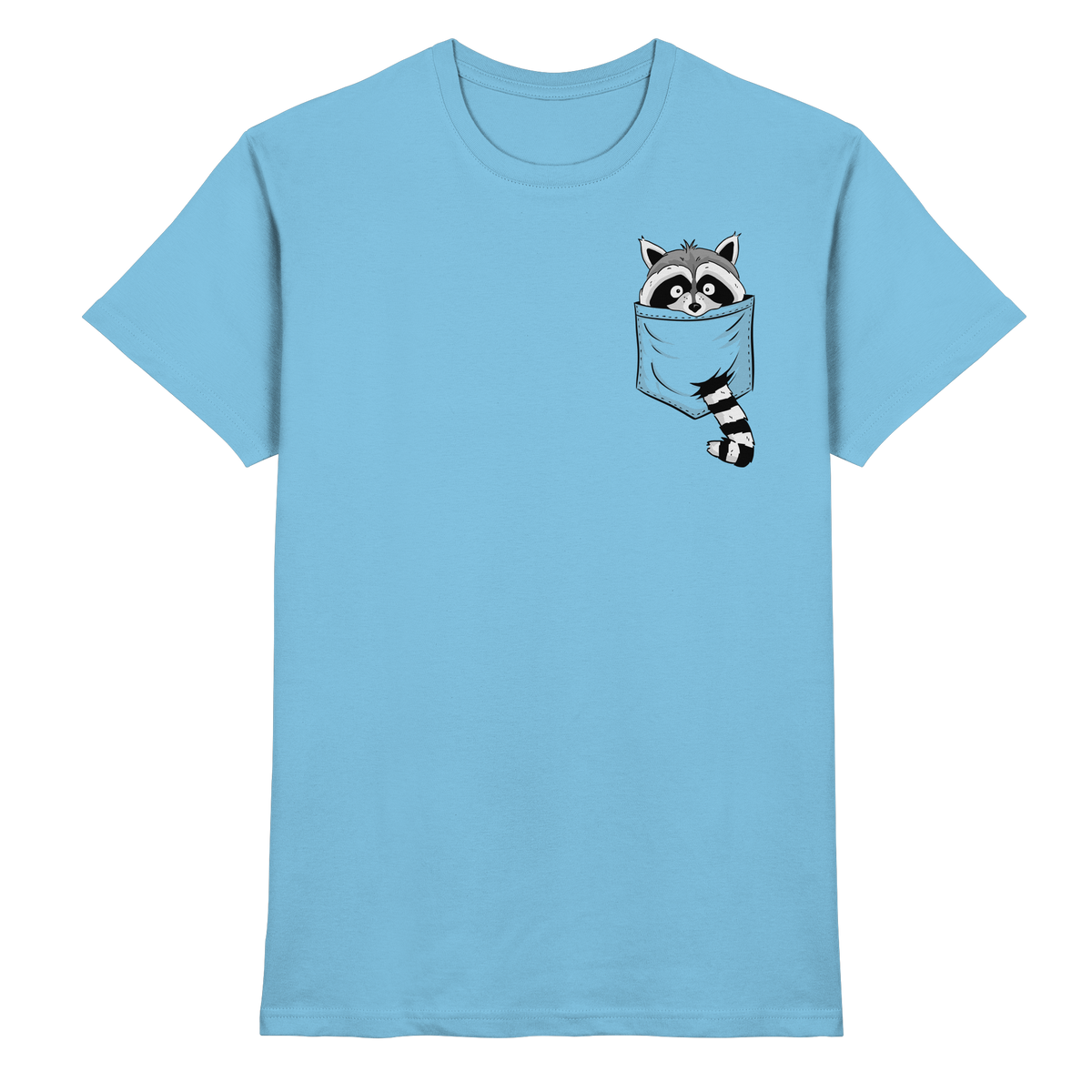 Waschbär in Deiner Tasche - Premium Shirt