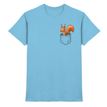 Lässiges Eichhörnchen In Tasche - Premium Shirt
