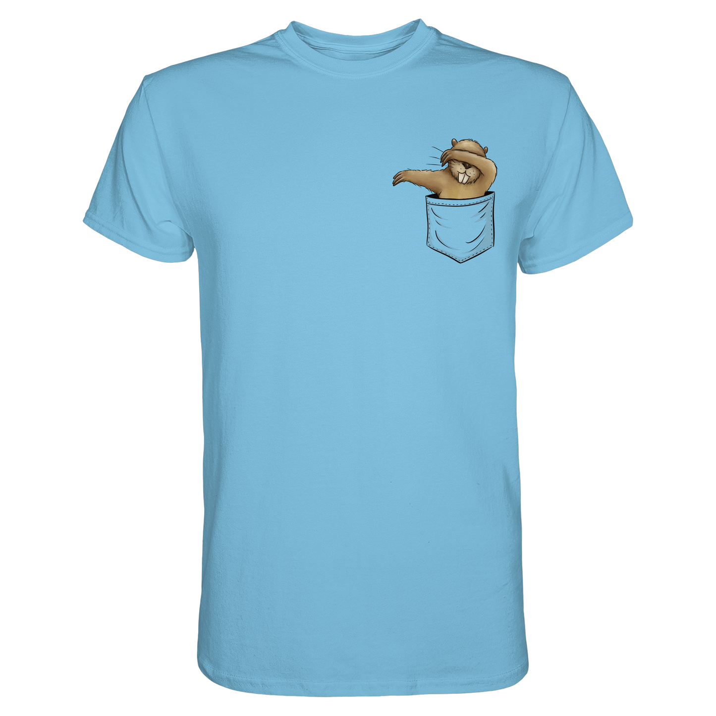 Dabbender Biber in Deiner Tasche - Premium Shirt