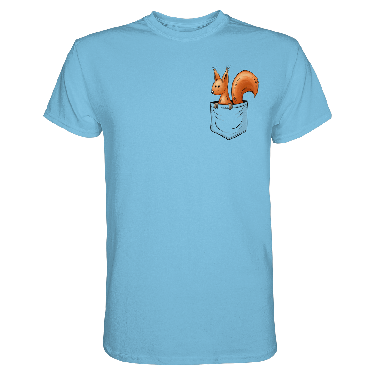 Lässiges Eichhörnchen In Tasche - Premium Shirt