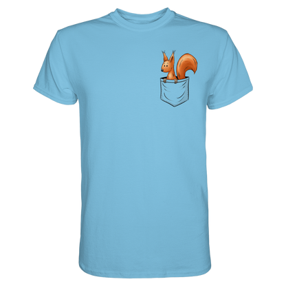 Lässiges Eichhörnchen In Tasche - Premium Shirt