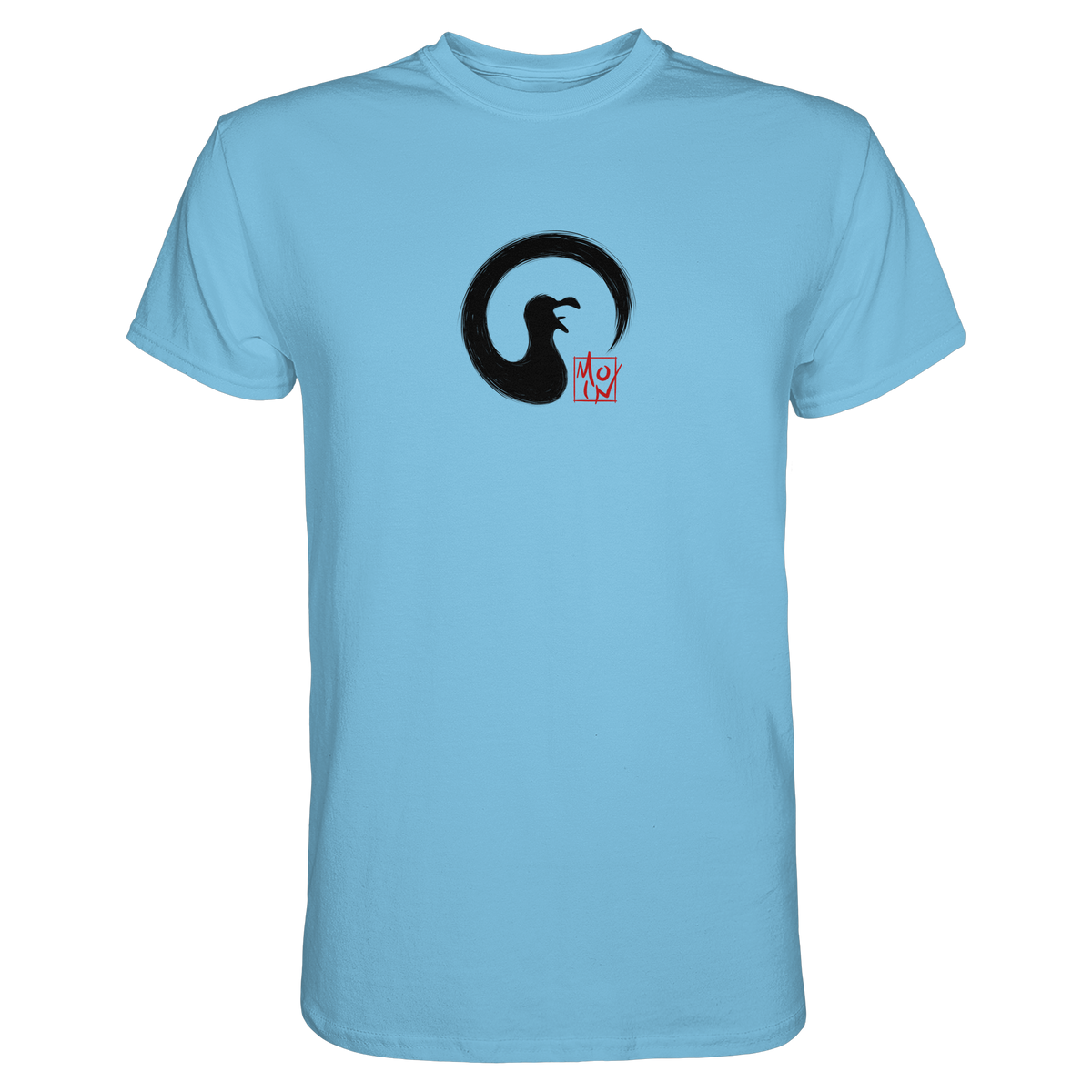 Moin kreischende japanische Enso Möwe - Premium Shirt