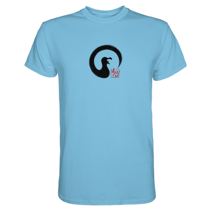 Moin kreischende japanische Enso Möwe - Premium Shirt
