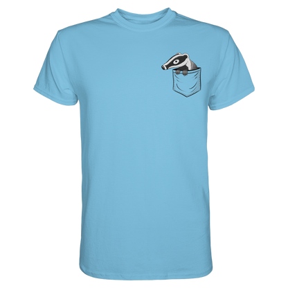 Lustig gemütlicher Dachs In der Tasche - Premium Shirt