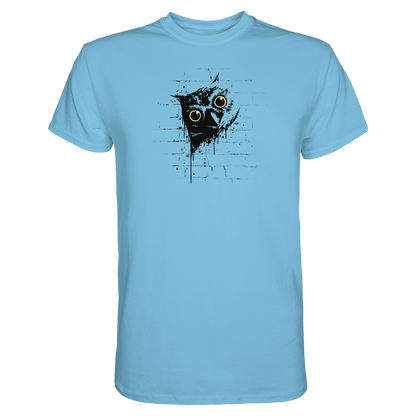 Lässige Street Art Eule - Premium Shirt