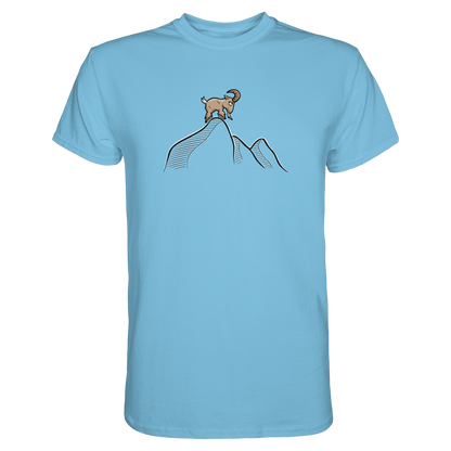 Ziegenbock in den Bergen - Premium Shirt
