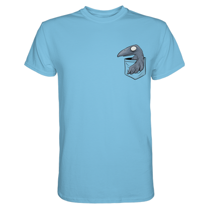 Grufti Rabe Krähe in der Tasche - Premium Shirt