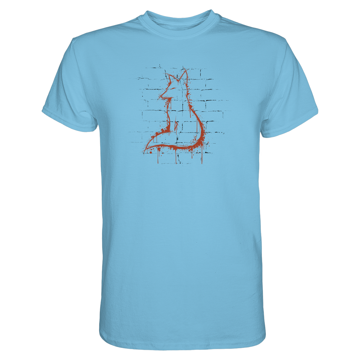 Street Art Fuchs Silhouette - Premium Shirt