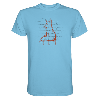 Street Art Fuchs Silhouette - Premium Shirt