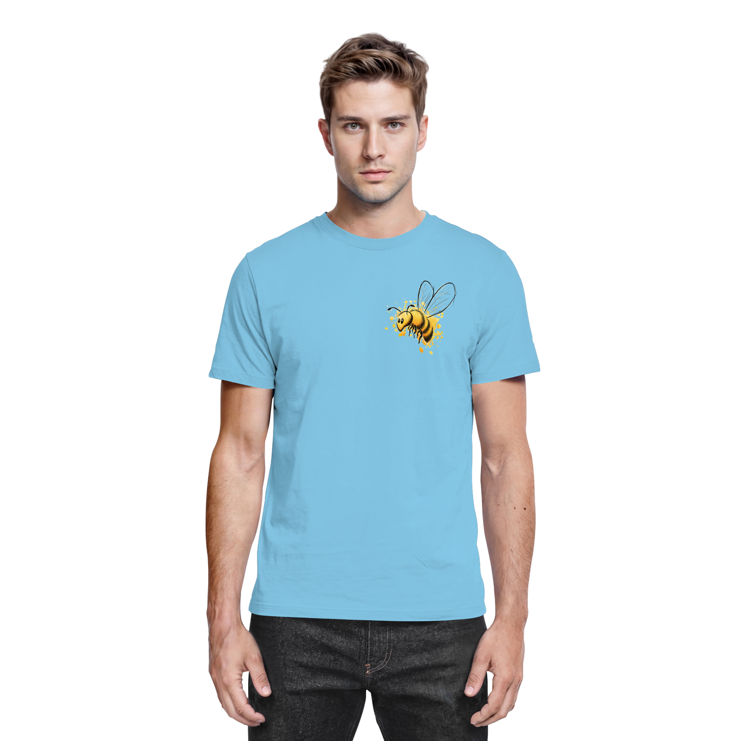 Lässige kleine Honig-Biene - Premium Shirt