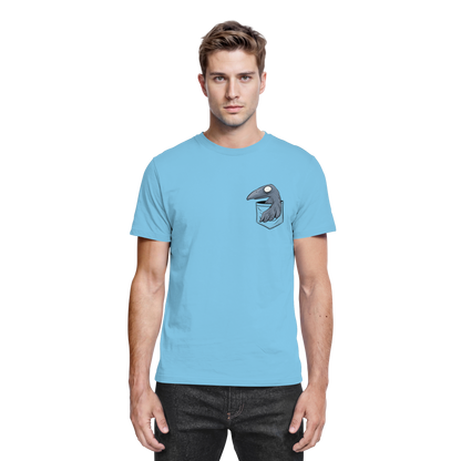 Grufti Rabe Krähe in der Tasche - Premium Shirt