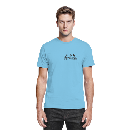 Stay Weird! Schräger Vogel Spatz - Premium Shirt