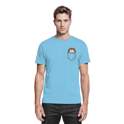 Lustiger Igel in Deiner Brust-Tasche - Premium Shirt