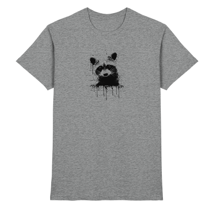 Funky Street Art Waschbär - Premium Shirt