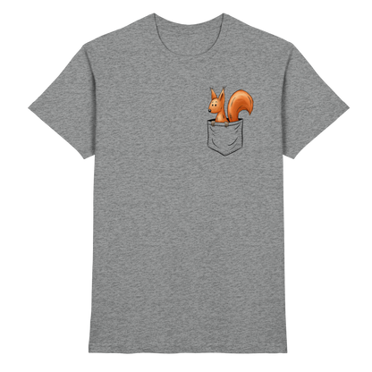 Lässiges Eichhörnchen In Tasche - Premium Shirt