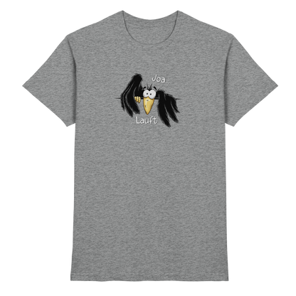 Joa Läuft Krähe gechillter Rabe - Premium Shirt