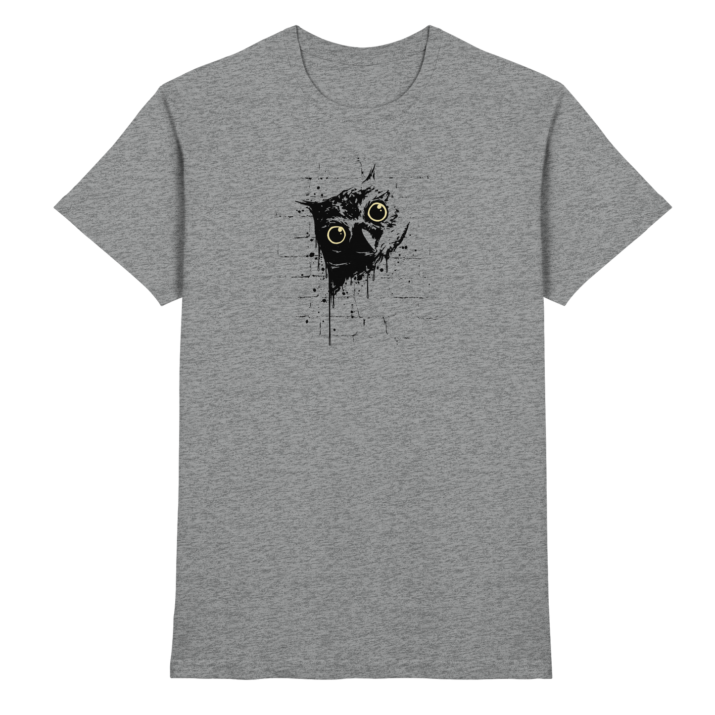 Lässige Street Art Eule - Premium Shirt