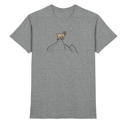 Ziegenbock in den Bergen - Premium Shirt