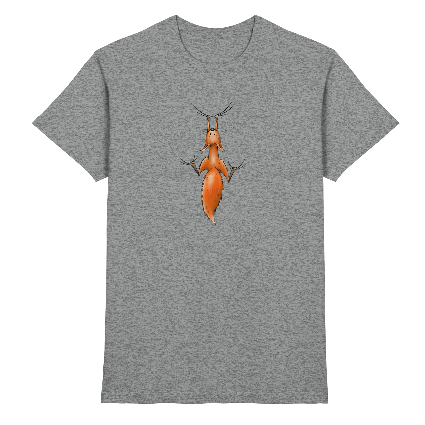 Rotes Eichhörnchen hängt ab - Premium Shirt