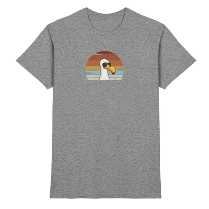 Cool lässige Retro Möwe - Premium Shirt