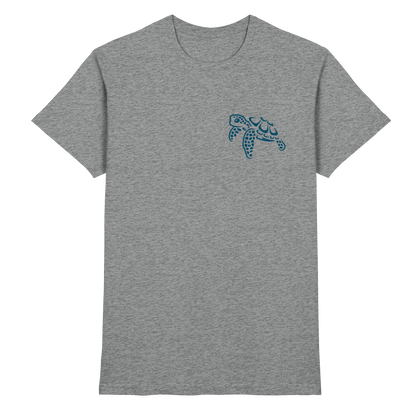 Lässig lustige Wasserschildkröte - Premium Shirt