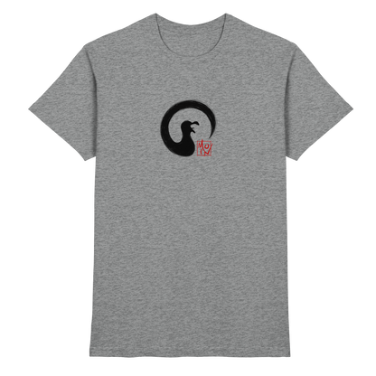 Moin kreischende japanische Enso Möwe - Premium Shirt