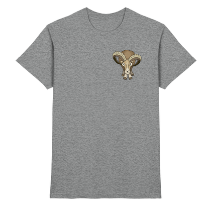 Bockiges Mufflon Widder Schafbock - Premium Shirt
