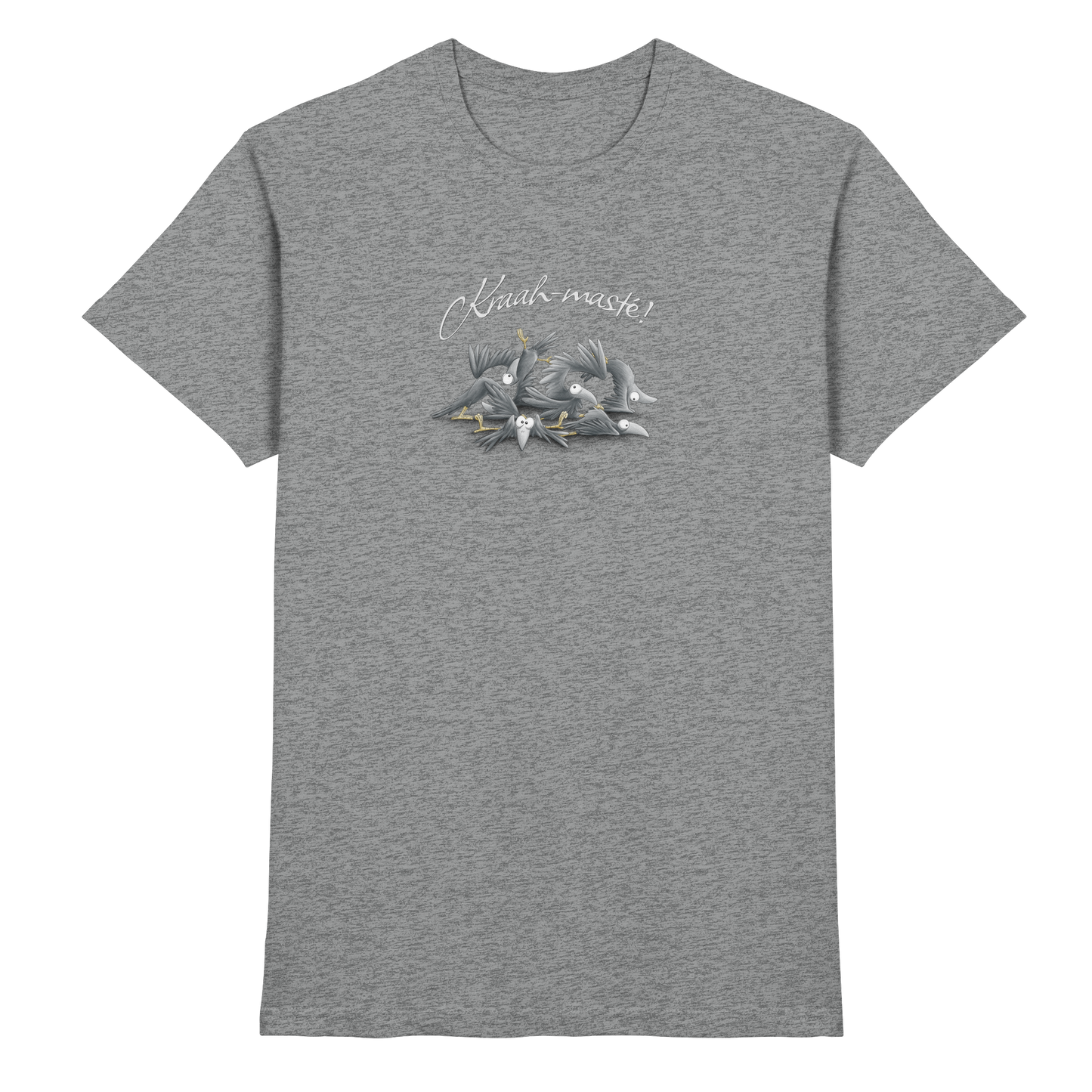Kraah-masté! Yoga Raben Krähen - Premium Shirt