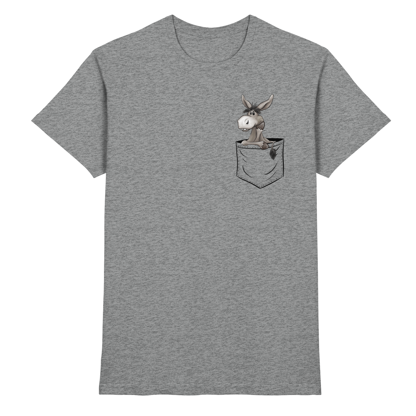 Bockiger Esel in Deiner Tasche - Premium Shirt