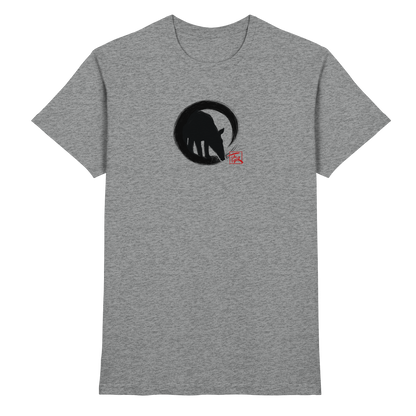Zen Tapir im japanischen Enso Kreis - Premium Shirt
