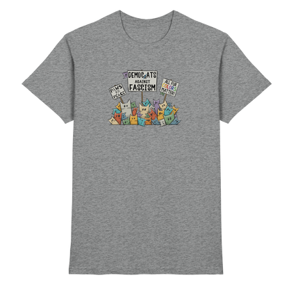 Demo-Katzen gegen Faschismus und für Vielfalt - Premium Shirt