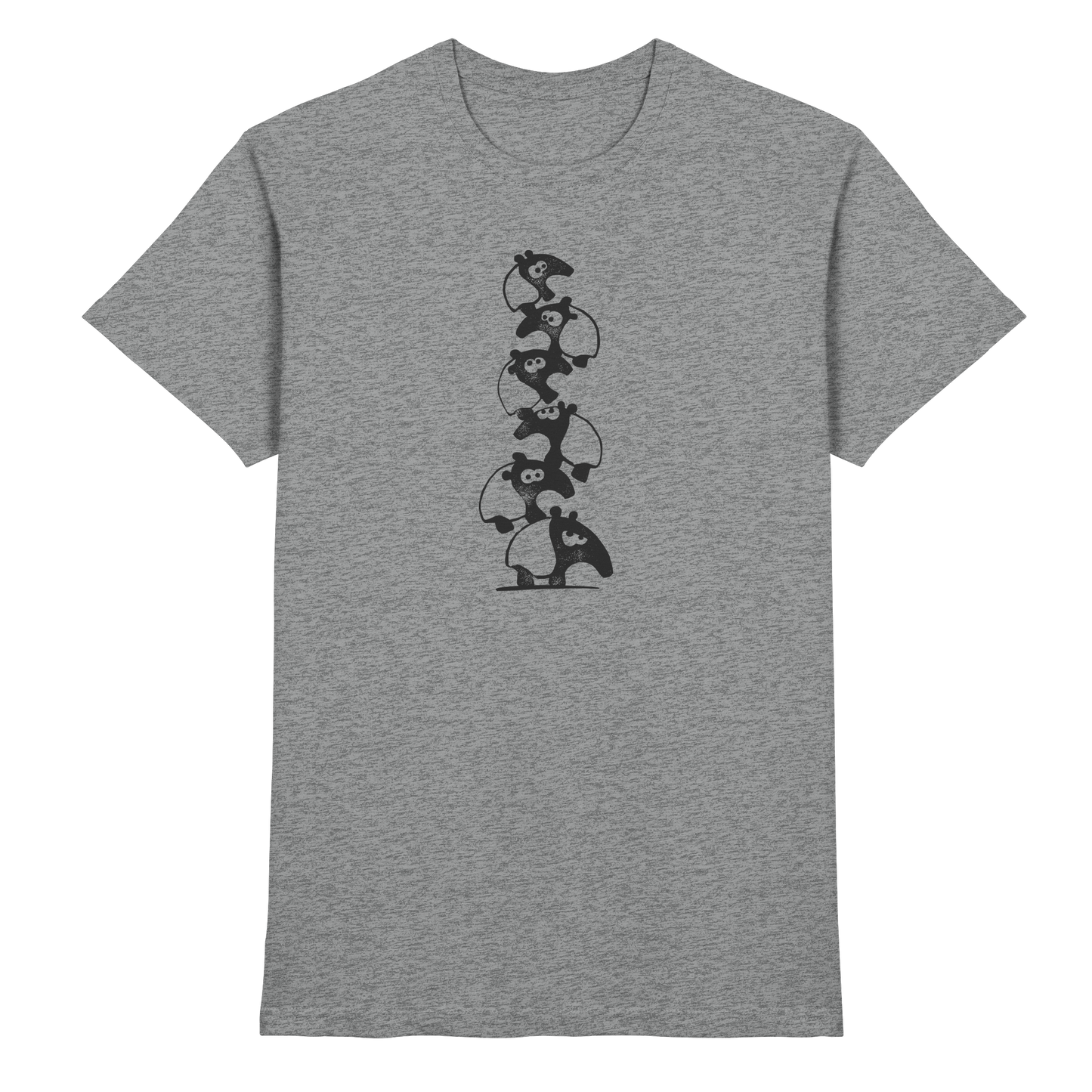 Lustiger Haufen aus Schabracken-Tapiren - Premium Shirt