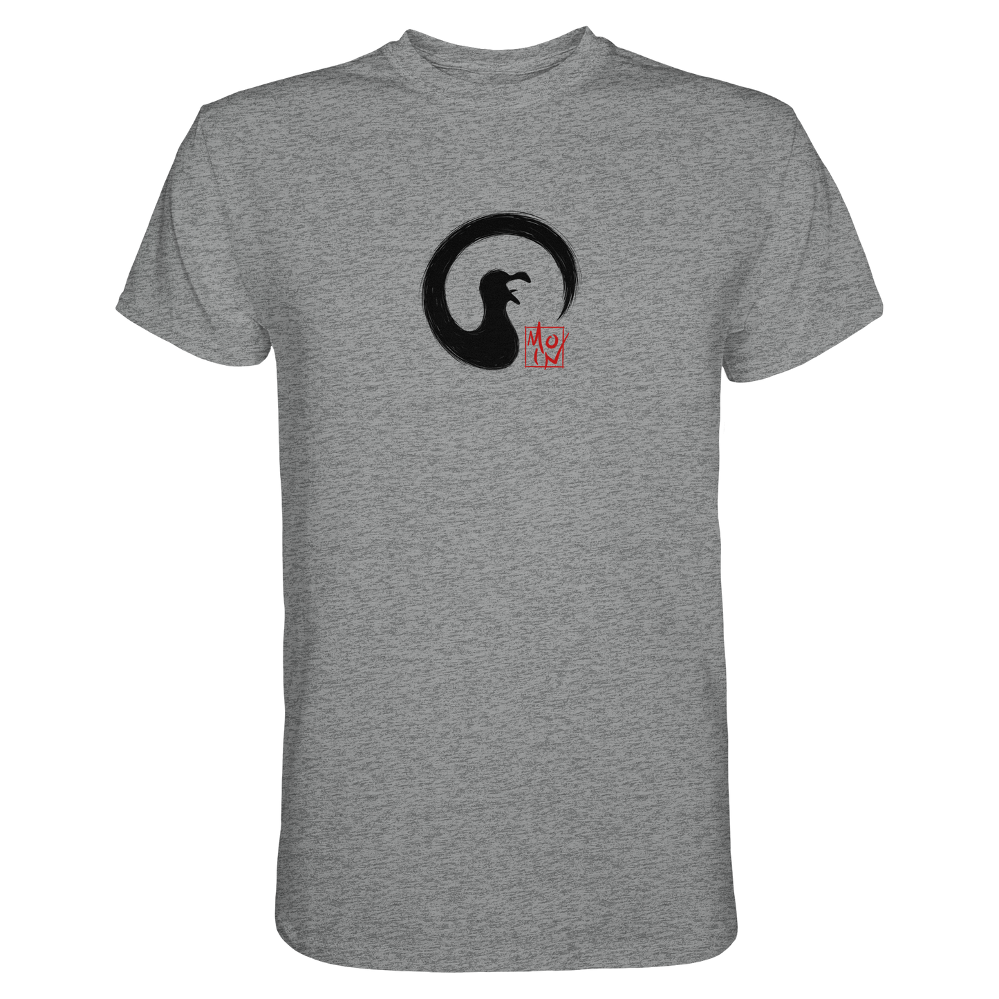 Moin kreischende japanische Enso Möwe - Premium Shirt