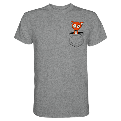 Fuchs in der Brusttasche | Taschen-Fuchs - Premium Shirt