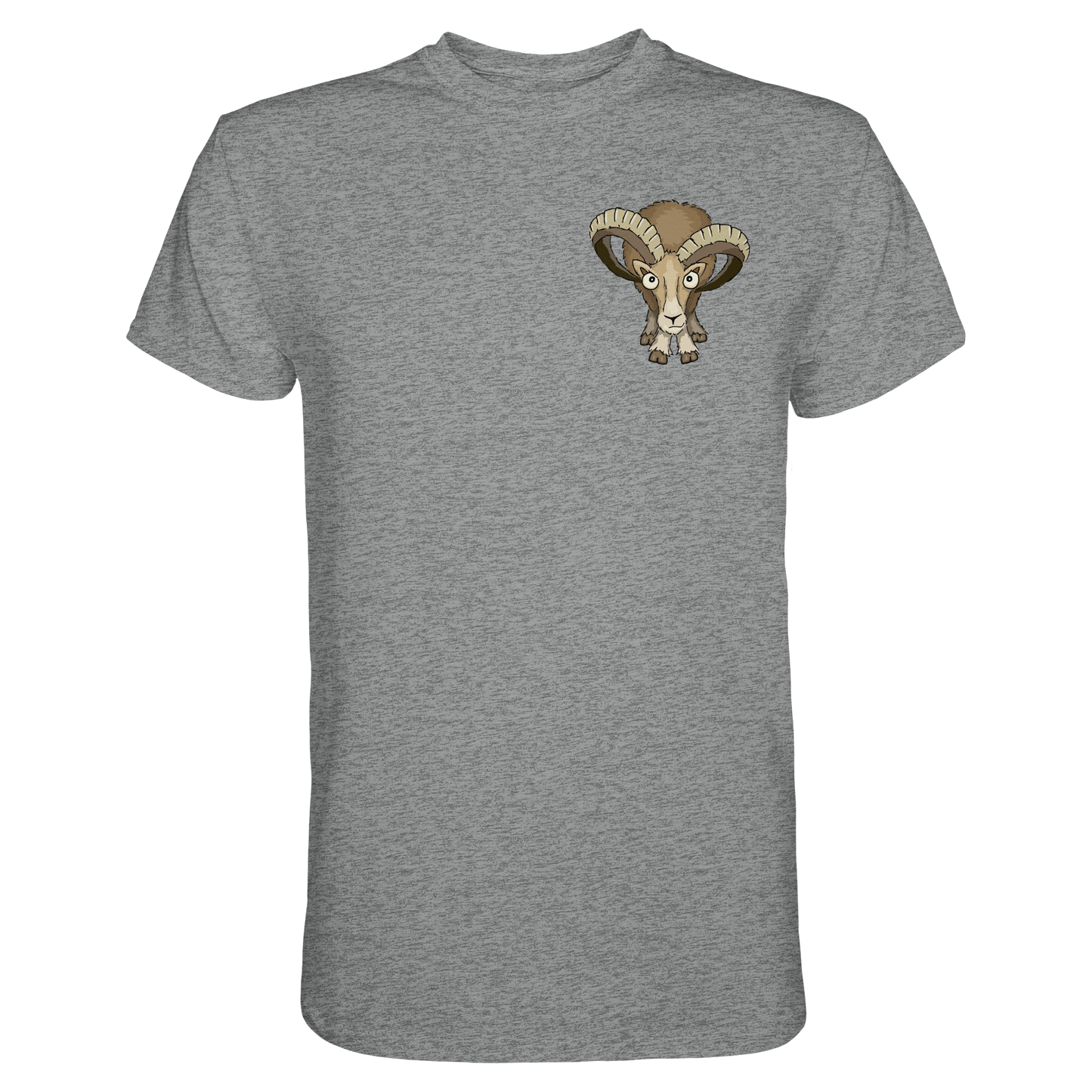 Bockiges Mufflon Widder Schafbock - Premium Shirt