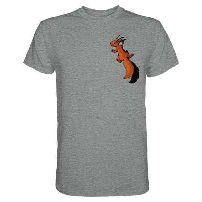 Süßes Eichhörnchen klettert - Premium Shirt
