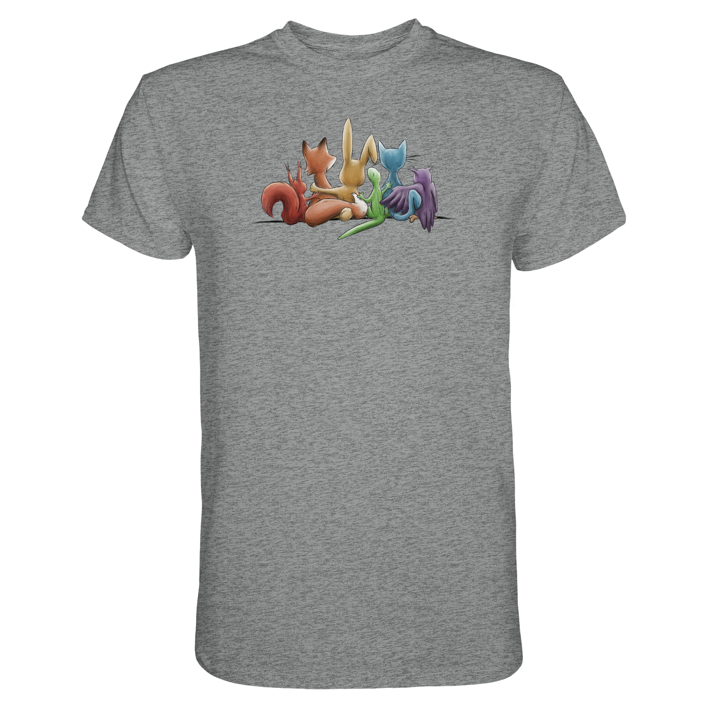 Regenbogen Tiere für Freundschaft, Toleranz und Vielfalt - Premium Shirt