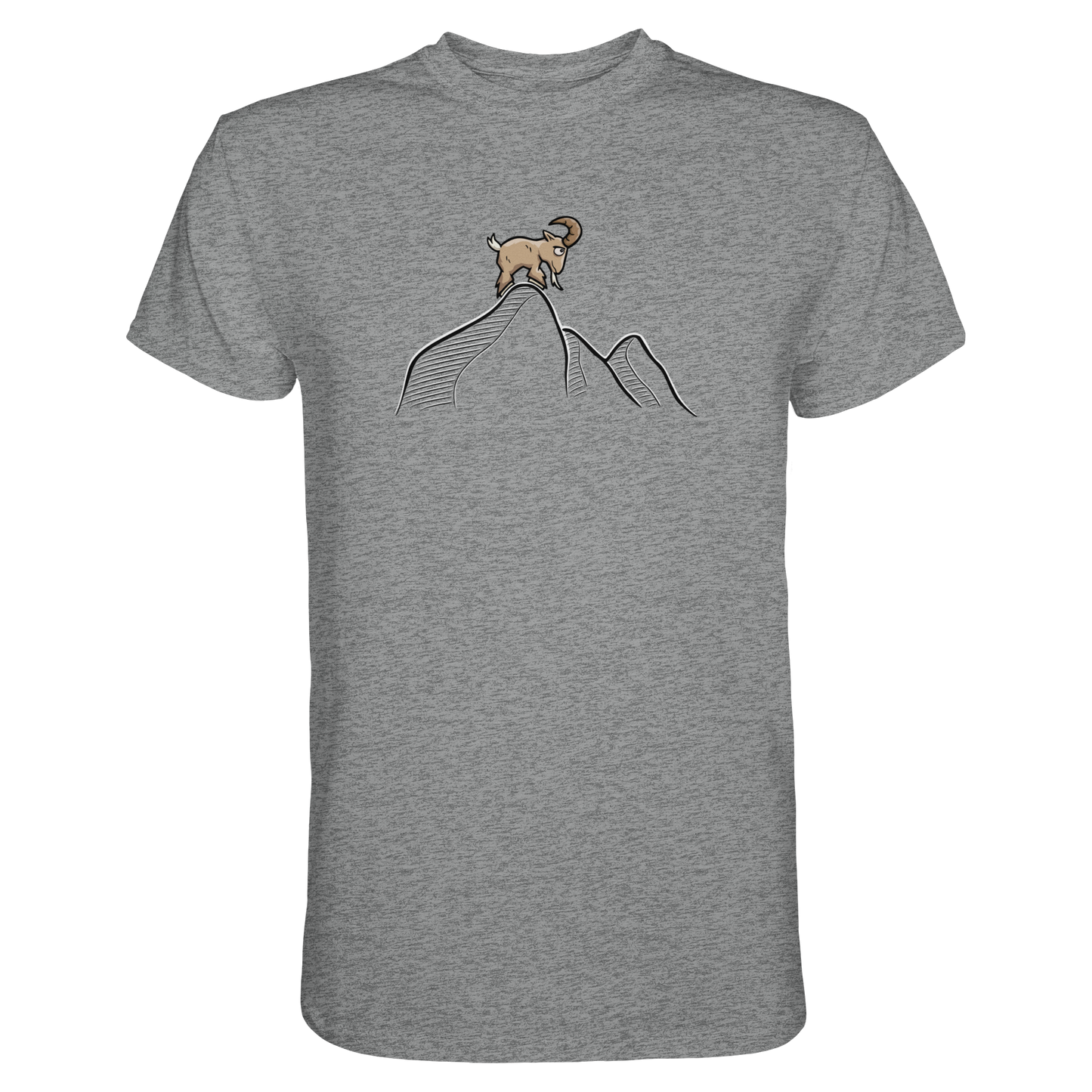 Ziegenbock in den Bergen - Premium Shirt